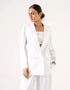 TAILORED OVERSIZED PANAMA BLAZER